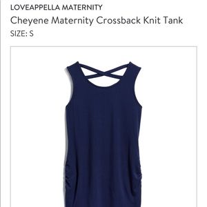 Loveapella back detail maternity top. Size small